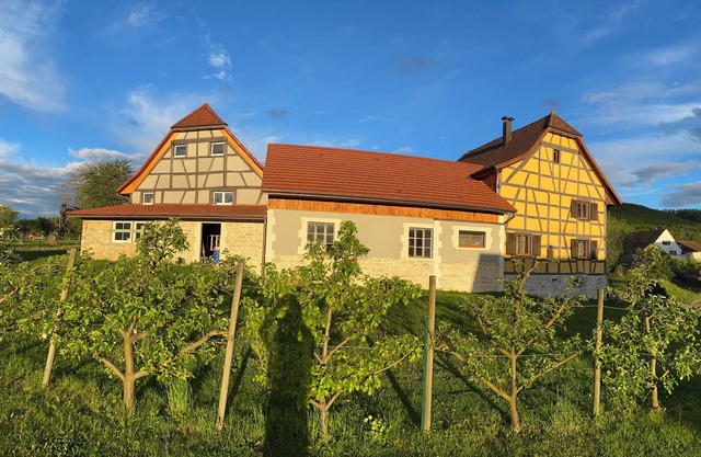 Refurbished farmhouse, Swiss border. Ideal for relaxing and hiking!