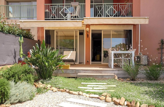 relax in a private garden for two