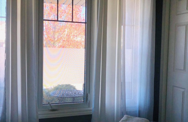 Relax in our cozy room with a private bath, designed for comfort and privacy.