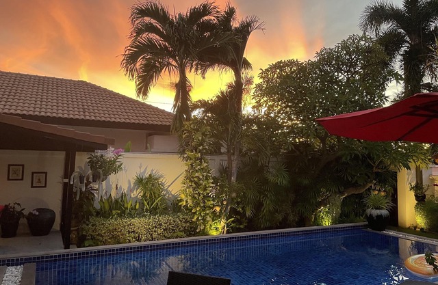 Relaxing private pool villa in Hua Hin, Thailand