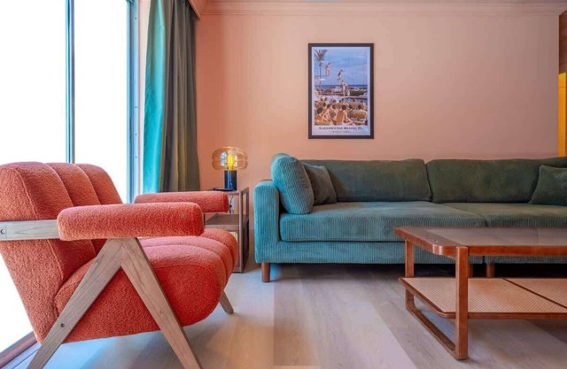 Renovated 2025 - Retro Beach Oasis with Color Pop