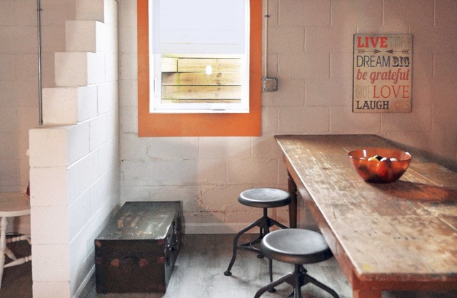 Renovated basement apartment at Daddy Roy's Bed & Vintage.