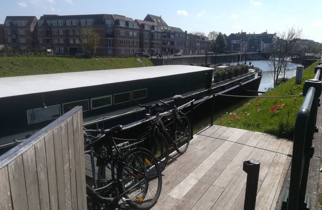 Renovated Houseboat in the Center of Ghent (Captain's Room)