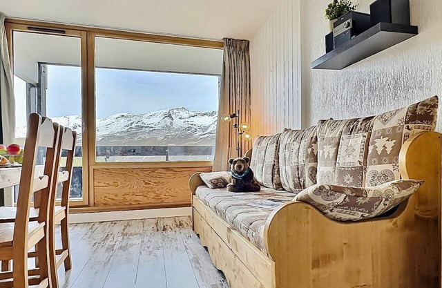 Renovated studio for 4 in Tignes, near slopes and shops