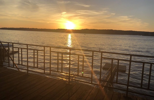 Right on the water, best view on the lake!