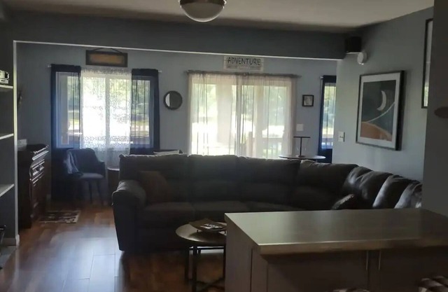 River retreat in Momence, IL. with river access. There is a private dock onsite.