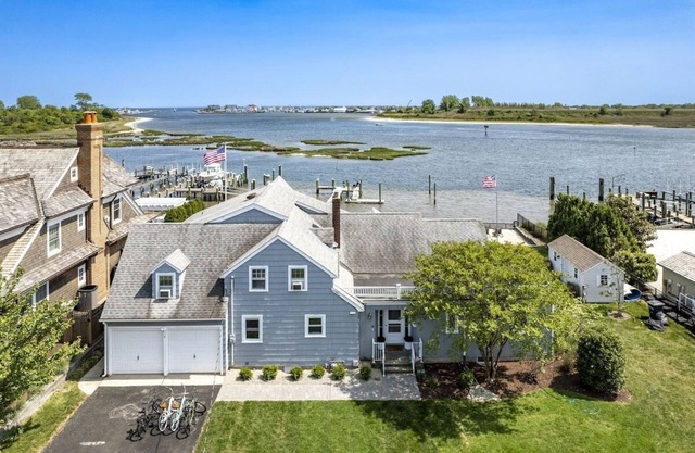 Riverfront Shore House w/Ocean View, Private Beach, 6 Bedrooms and Lots of Toys