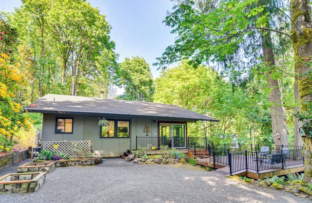 Riverfront Woodland Cabin: Wooded & Forested Views