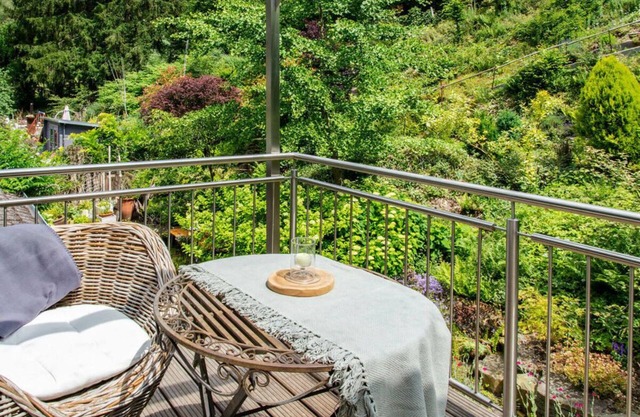 Romantic apartment with balcony