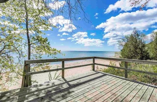 Romantic Escape to our Lake House nestled on a Private, Sandy, Lake Huron Beach