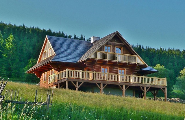 Romantic mountain chalet