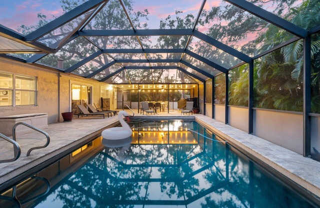 Roselawn St | Private Pool, Covered Patio + Fire Pit!