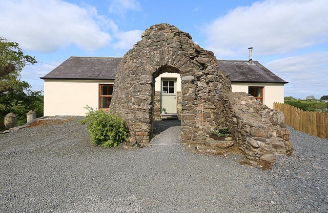 Rural old Windmill Located in the Beautiful Northern Irish Countryside