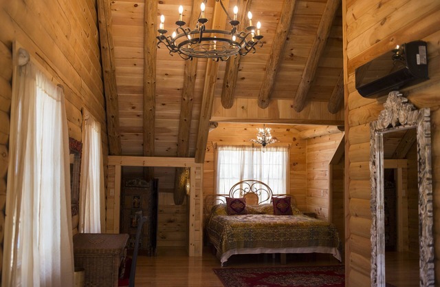 Rustic Balcony Room in Log Home Surrounded by State Forest! 11 miles from Ithaca