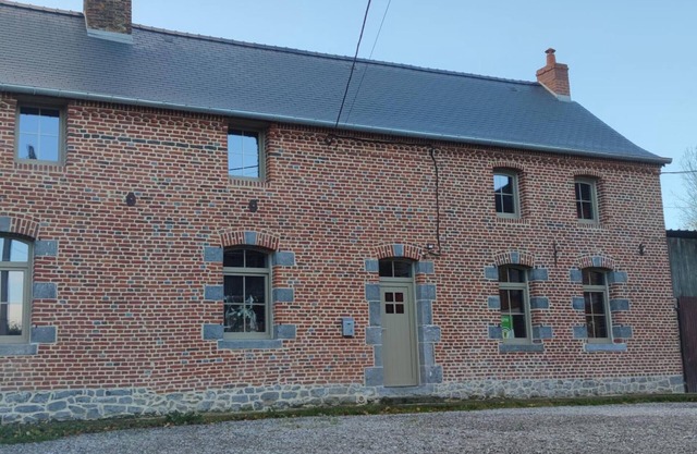 Rustic Cottage with Terrace and Park in Avesnois Nature Park