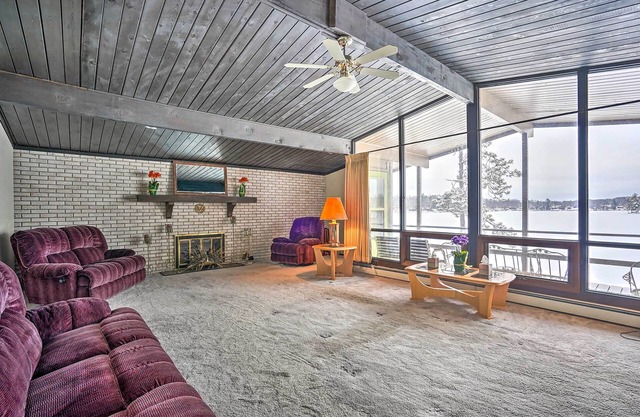 Rustic Crooked Lake Cottage w/Views & Deck