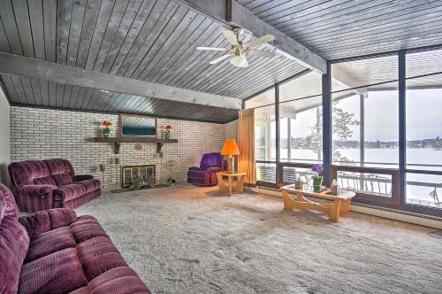 Rustic Crooked Lake Cottage with Views and Deck