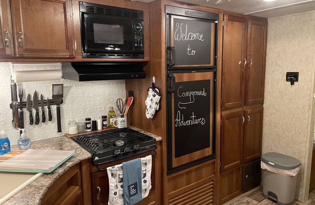 RV Glamping on Ischua Creek @ Campground Adventures