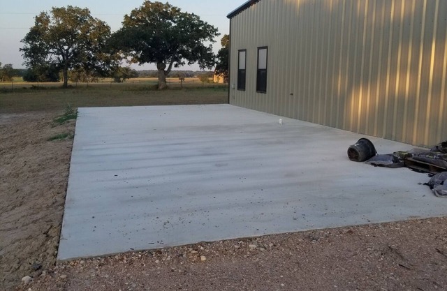 RV space- concrete pad