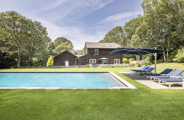 Sag Harbor Village Pool Hot Tub on Manicured Acre