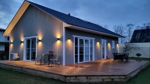Sakala holiday home with sauna