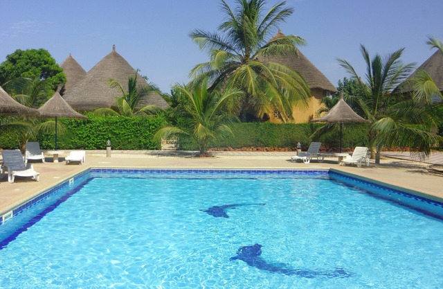 Saly: SUN and disorientation assured in an african residential villa.