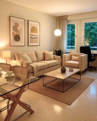 Scandi Design 1BD Apartment - Workspace Parking