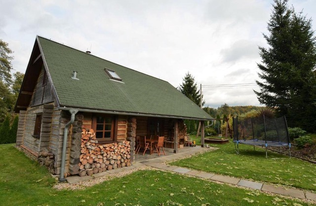 Scenic holiday home in luknov with garden