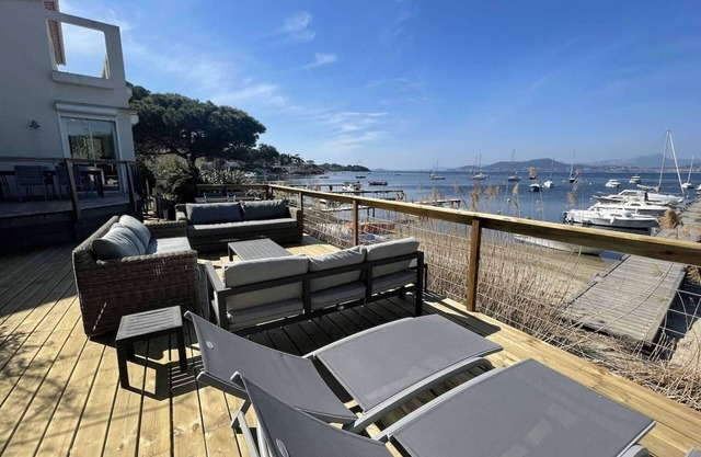 Seafront Villa*Waterfront-Sea Access-Giens Peninsula-Sea Mountain Pleasure