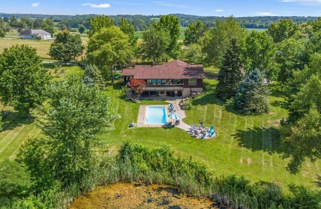 Secluded 3BR Escape w/Pool + Pond | Near Columbus