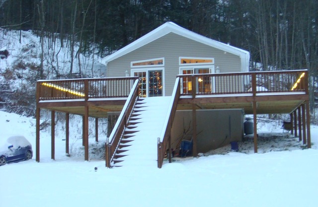 Secluded Lodge: Rural Retreat with Spa