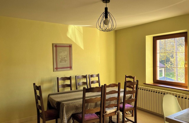 Self-catering cottage in renovated Vosges farmhouse between town and forest.