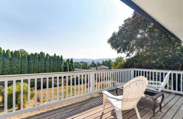Serene Forest Grove Home w/Deck & Stunning Views!