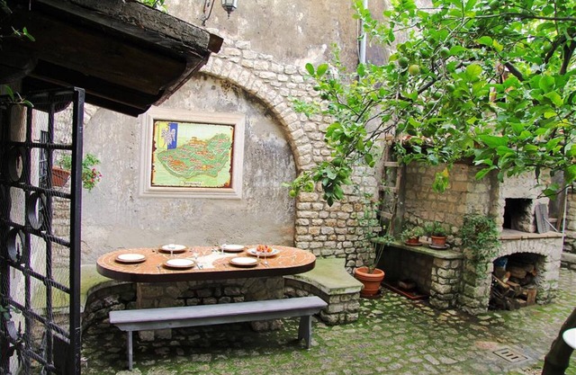 Sermoneta Historic Stone Village House With Pool in a Medieval Hill Town Close to Rome and Naples