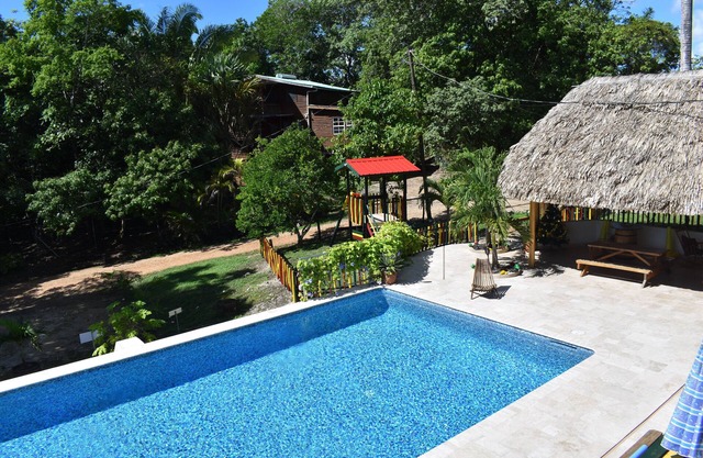 Set in jungle, Wild Orchid is a self catering 2 bedroom cabin with private porch