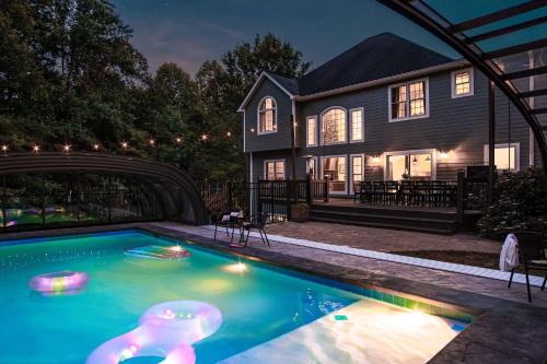 Slide Speakeasy Movie Room Hot Tub Games Villa