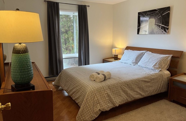 Slopeside Condo with indoor fireplace