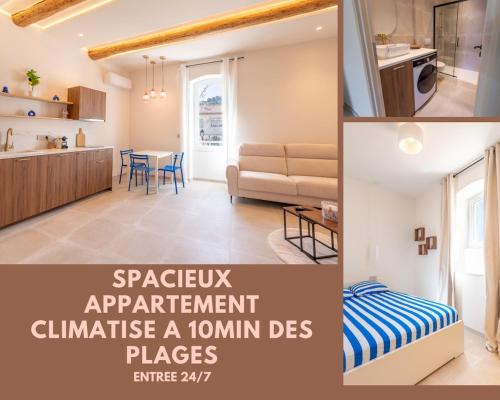 Spacieux T2 proche plages