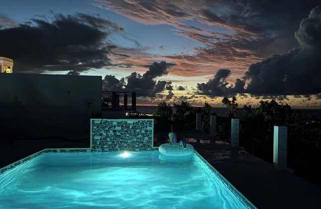 Spacious 1-bedroom apartment with private pool & AC in Romantic City of Camuy