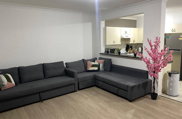 Spacious 3 bedroom townhouse with AC and lock up garage