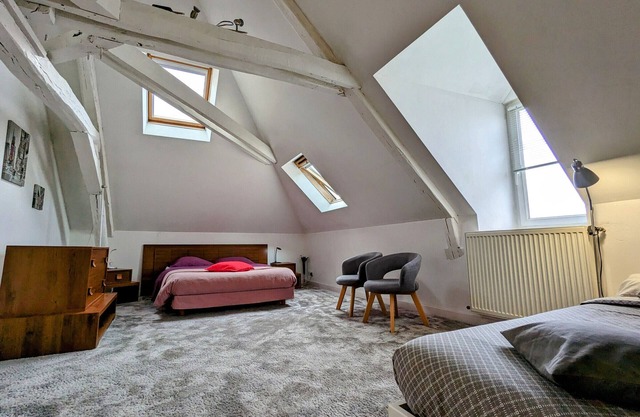 Spacious 4-Person Room with Private Bath and Breakfast Included