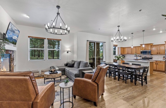 Spacious Luxury Family Home in the Pines | Patio Dining + Firepit + Gym + Office