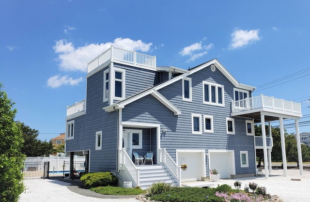 Spacious North Beach Rental with Large Pool on LBI