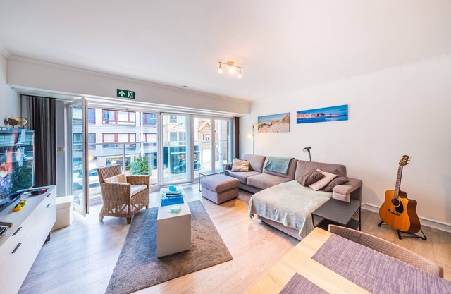 Spacious studio with separate sleeping area