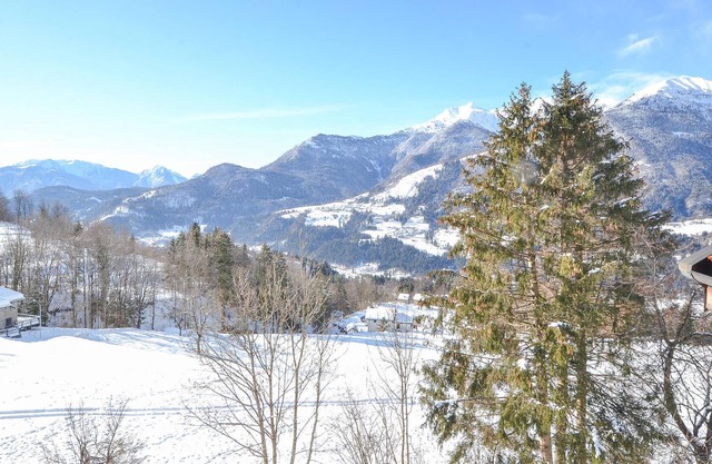 Spacious vacation apartment with mountain panorama in a quiet location.