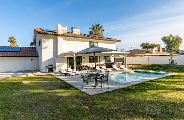 Spacious Vegas Retreat with Pool & Hot Tub, Near Strip & Stadiums!