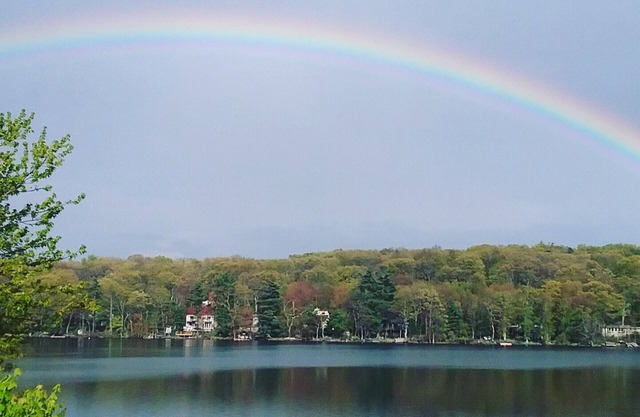 Sparkling Lake Vista. privacy and 180 degree views await!