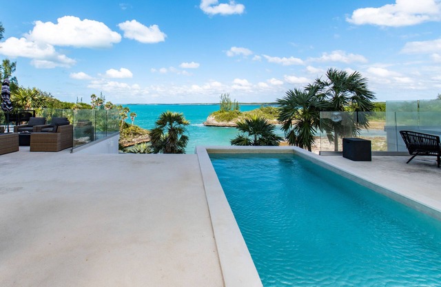 Spectacular Beachfront Estate on Calm Caribbean Cove; Private Beach, Htd.Pool