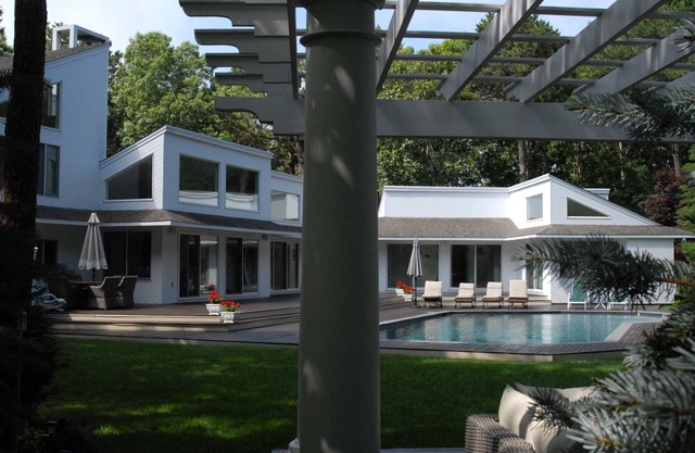 Spectacular Hamptons Contemporary Set in a Private Retreat.