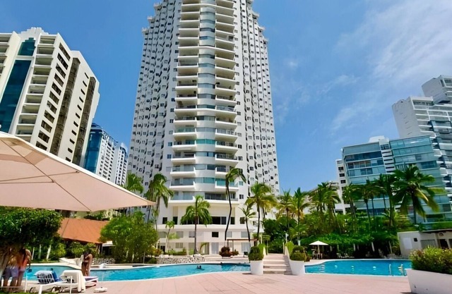 Spectacular beachfront apartment